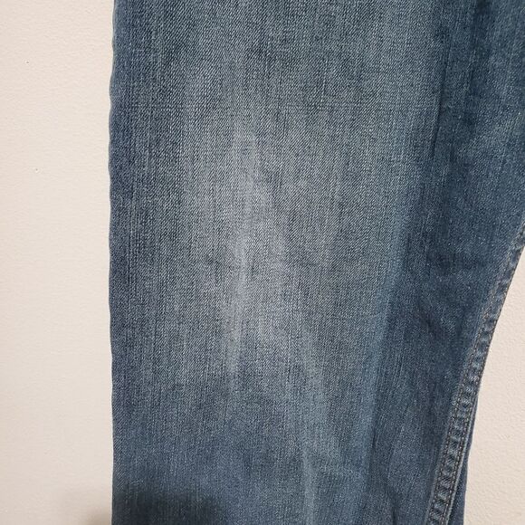 Preowned mens Sz 38×32 levis 514 Straight fit denim jeans blue - Picture 3 of 13